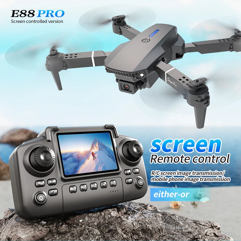 Drone Camera Hd - 전문 E88 프로 드론 스크린 8K