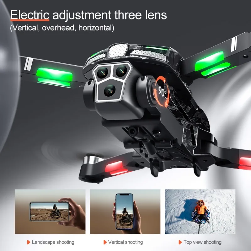 새로운 V186 프로 드론 전문 브러시리스 모터 8K  - Drone Camera With Gimbal 리뷰 및 가격