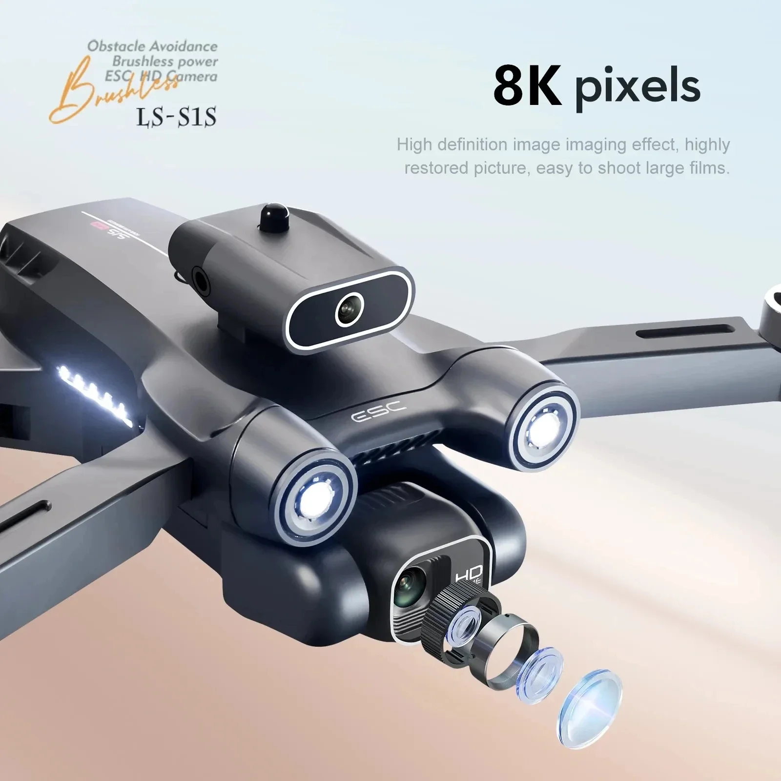 전문 브러시리스 모터 드론 카메라, 장애물 회피 HD  - Drone Camera Hd 리뷰 및 가격