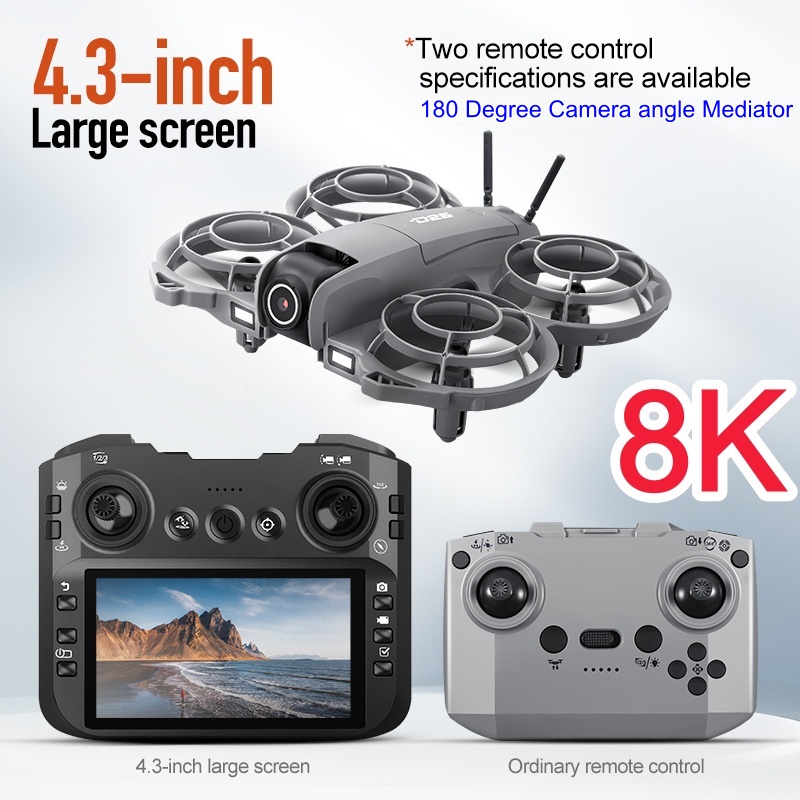 대형 화면 리모컨 RC 드론, 8K HD 카메라 탑재, - Drone Camera Hd 리뷰 및 가격