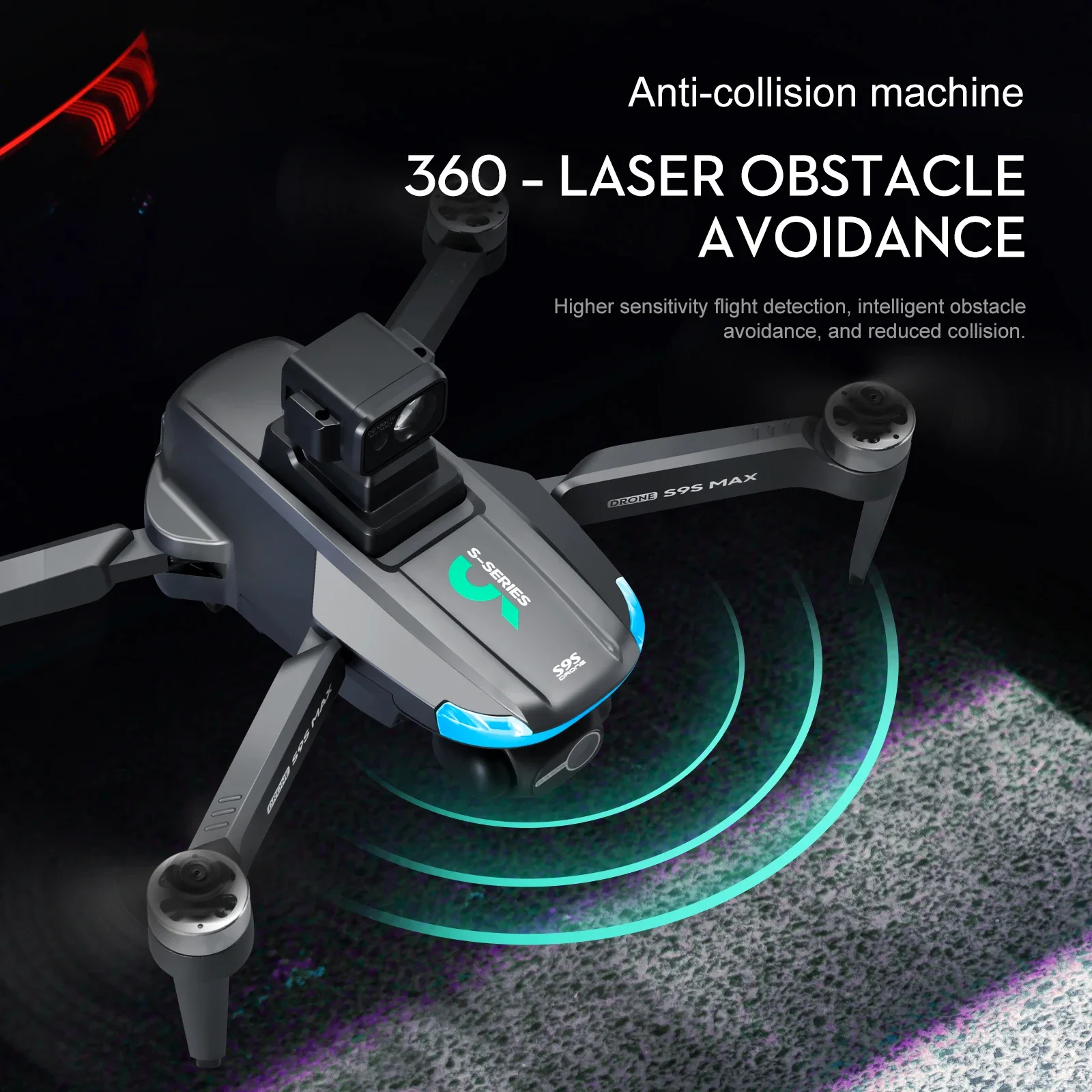 새로운 S9S MAX 미니 드론 4K 2축 PTZ HD - Drone Camera With Gimbal 리뷰 및 가격