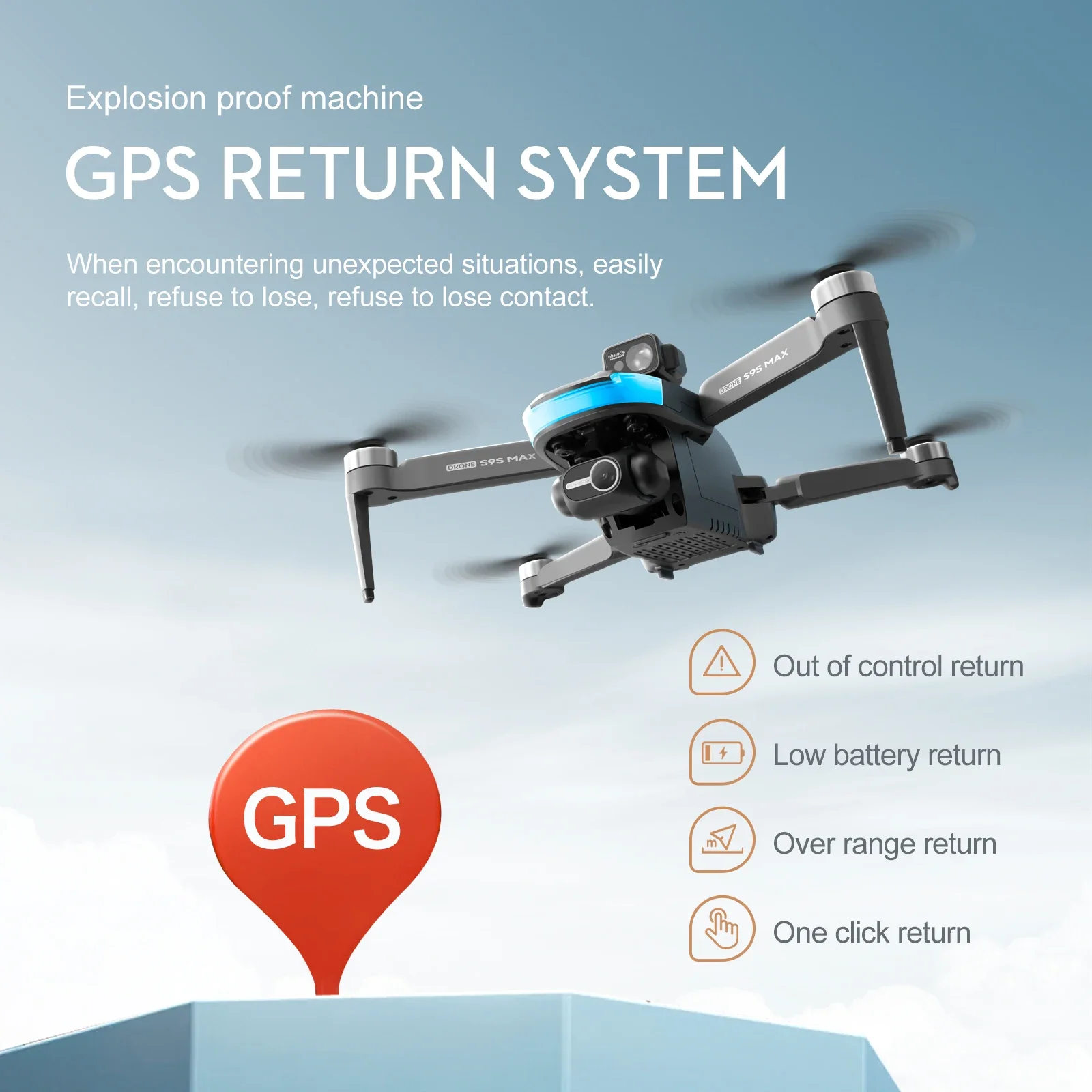 새로운 S9S MAX 미니 드론 4K 2축 PTZ HD - Drone Camera With Gimbal 리뷰 및 가격