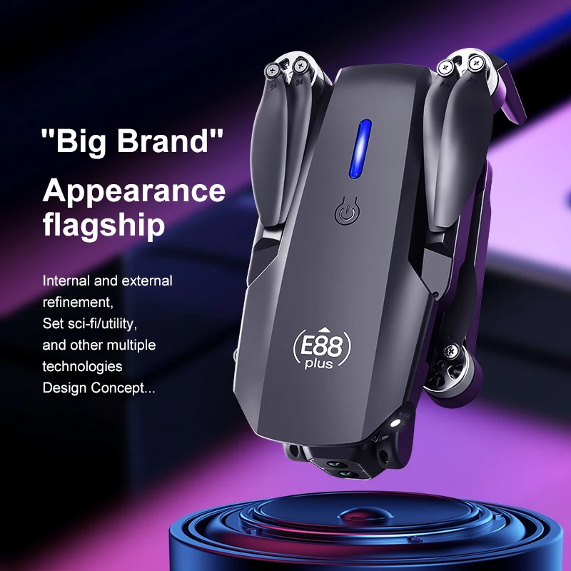 새로운 E88 Plus 쿼드콥터 드론: 90 °   전 - Drone Camera Hd 리뷰 및 가격