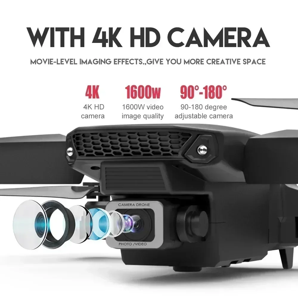 E88 프로 와이파이 FPV 드론, 광각 HD 4K 1 - Drone Camera Mount 리뷰 및 가격