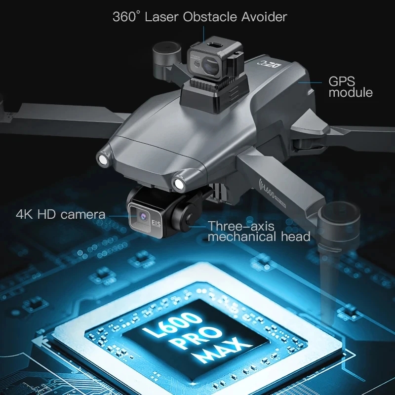 L600 PRO MAX GPS 드론 전문 4K 3축 P - Drone Camera Hd 리뷰 및 가격