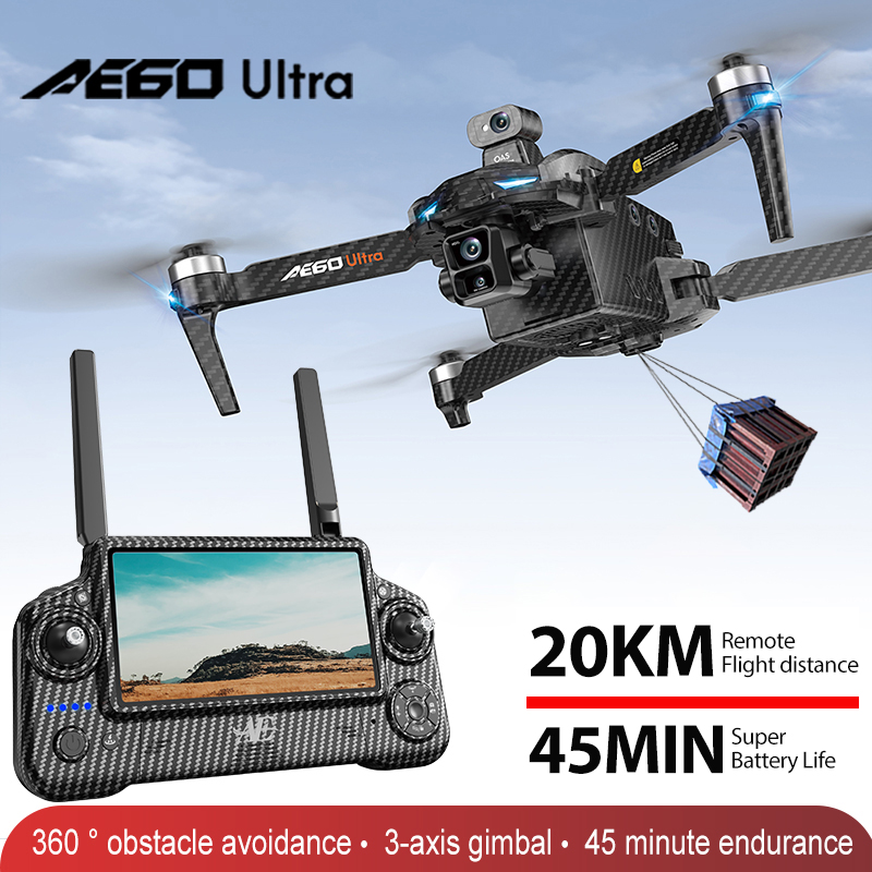AE60 GPS 드론 전문가용 8K 카메라 3축 짐벌  - Drone Camera With Gimbal 리뷰 및 가격